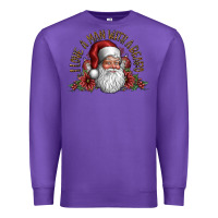 Purple i love a man with a bearo Premium Sweatshirt - CowhideDigitalArt