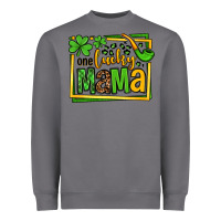 Storm One lucky mama St. Patrick's Heavyweight Sweatshirt - OliviaCreatesArt
