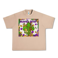 Burro Mardi Gras fleur de lis Urban Heavy Tee - NancyCooperArtShop