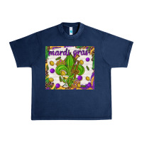 Mardi Gras Fleur De Lis Urban Heavy Tee | Teevron