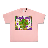 Salmon Mardi Gras fleur de lis Urban Heavy Tee - NancyCooperArtShop