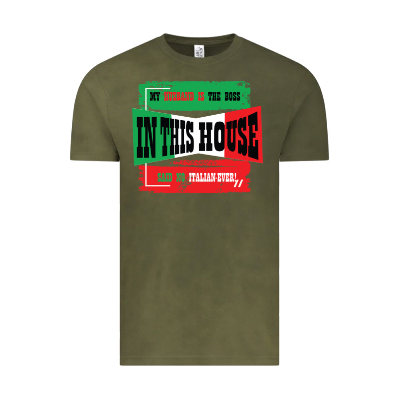 My Husband Is The Boss In This House Said No Italian Ever Vintage Tee by Bettercallsaul | Teevron