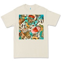 Bone western indian coffee cups with aztec seamless pattern bbs Premium Tee - BundleAndBundleShop