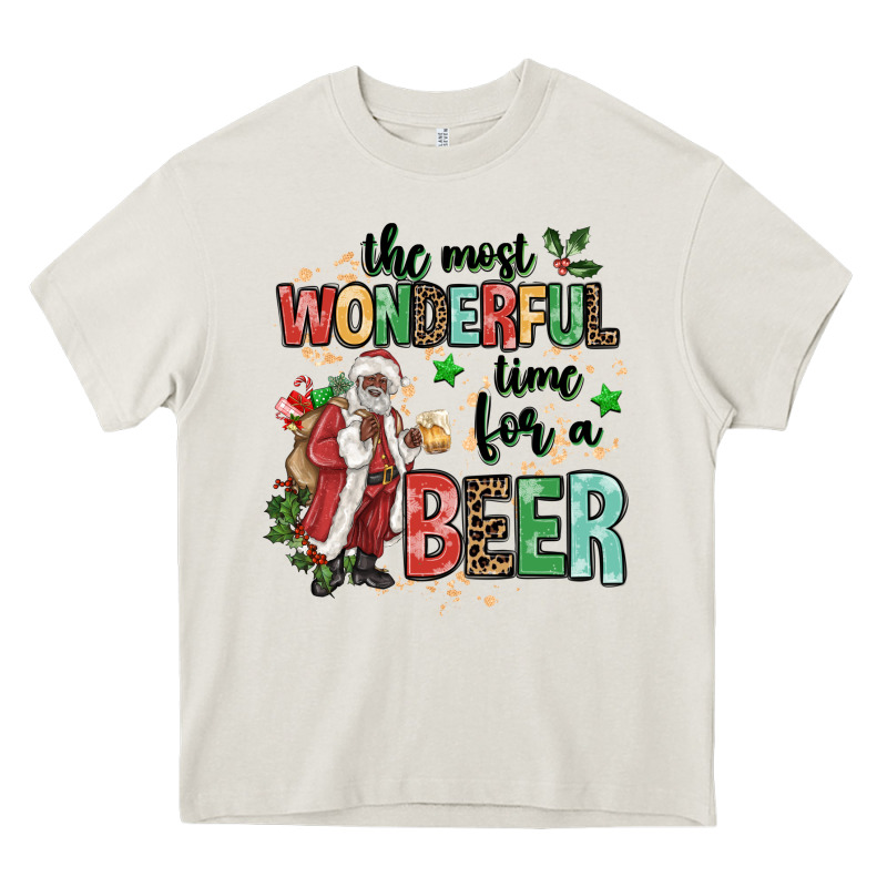 The Most Wonderful Time For A Beer Heavy Core Tee by MaliasSmallBusiness | Teevron