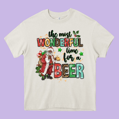 The Most Wonderful Time For A Beer Heavy Core Tee Designed By Maliassmallbusiness