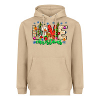 Mushroom love Christmas Heavyweight Hoodie - CowhideDigitalArt
