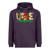 Plum love Christmas Heavyweight Hoodie - CowhideDigitalArt