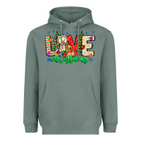 Sage love Christmas Heavyweight Hoodie - CowhideDigitalArt