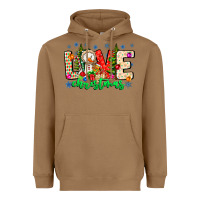 Toasted Coconut love Christmas Heavyweight Hoodie - CowhideDigitalArt