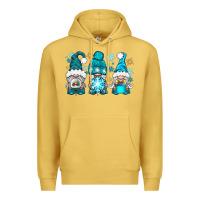 Antique Gold winter gnomies Premium Hoodie - BundleAndBundleShop