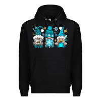 Black winter gnomies Premium Hoodie - BundleAndBundleShop