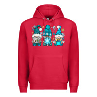 Cardinal winter gnomies Premium Hoodie - BundleAndBundleShop