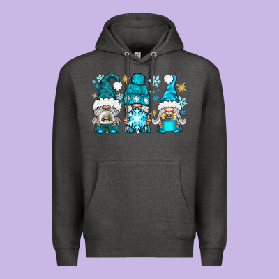 Winter Gnomies Premium Hoodie Designed By Bundleandbundleshop
