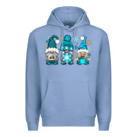 Colony Blue winter gnomies Premium Hoodie - BundleAndBundleShop