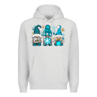 Dove Grey winter gnomies Premium Hoodie - BundleAndBundleShop