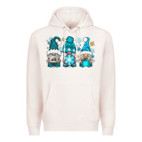 Pale Pink winter gnomies Premium Hoodie - BundleAndBundleShop