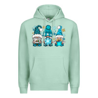 Seafoam winter gnomies Premium Hoodie - BundleAndBundleShop