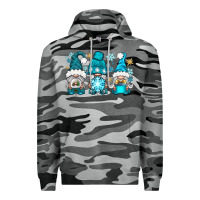 Slate Camo winter gnomies Premium Hoodie - BundleAndBundleShop