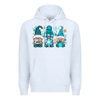 White winter gnomies Premium Hoodie - BundleAndBundleShop