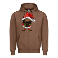 Chestnut afro santa gnomes Zipper Hoodie - FaDigitalArtStudio