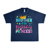 Navy brother of the birthday princess Urban Heavy Tee - NancyCooperArtShop