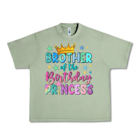 Oil Green brother of the birthday princess Urban Heavy Tee - NancyCooperArtShop
