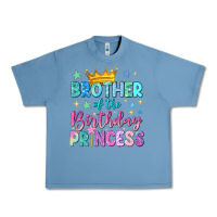 Pebble Blue brother of the birthday princess Urban Heavy Tee - NancyCooperArtShop