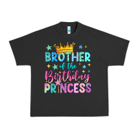 Pigment Black brother of the birthday princess Urban Heavy Tee - NancyCooperArtShop