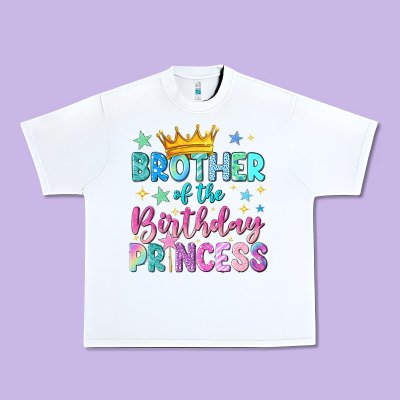 Brother Of The Birthday Princess Urban Heavy Tee Designed By Nancycooperartshop