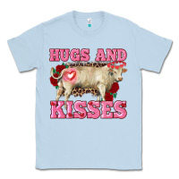 Dusty Blue hugs and kisses charolais bull Classic Tee - RanaPortraitStore