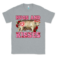 Heather Grey hugs and kisses charolais bull Classic Tee - RanaPortraitStore