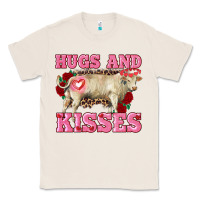 Natural hugs and kisses charolais bull Classic Tee - RanaPortraitStore