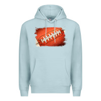 Blue Mist American football brushstroke Premium Hoodie - RanaPortraitStore