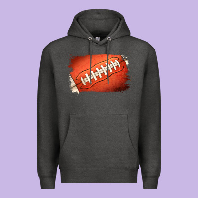 American Football Brushstroke Premium Hoodie Designed By Ranaportraitstore