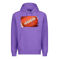 Purple American football brushstroke Premium Hoodie - RanaPortraitStore