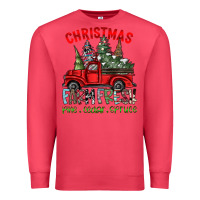 Cardinal christmas farm fresh Premium Sweatshirt - CowhideDigitalArt