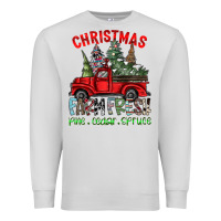 Dove Grey christmas farm fresh Premium Sweatshirt - CowhideDigitalArt