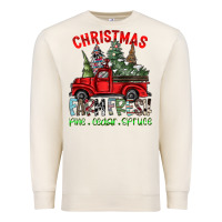 Sandshell christmas farm fresh Premium Sweatshirt - CowhideDigitalArt
