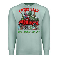 Seafoam christmas farm fresh Premium Sweatshirt - CowhideDigitalArt