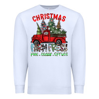 White christmas farm fresh Premium Sweatshirt - CowhideDigitalArt