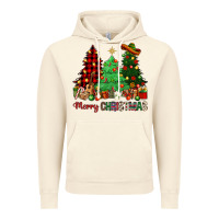 Vintage Artic merry christmas trees Vintage Hoodie - NancyCooperArtShop