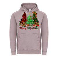 Merry Christmas Trees Vintage Hoodie | Teevron