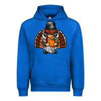 Cobalt thanksgiving turkey gnome Urban Hoodie - BarkalooDesign