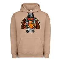 Pigment Burro thanksgiving turkey gnome Urban Hoodie - BarkalooDesign