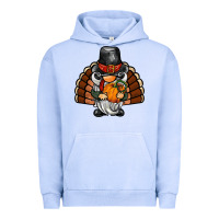 Pigment Grape Ice thanksgiving turkey gnome Urban Hoodie - BarkalooDesign