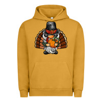 Pigment Peanut Butter thanksgiving turkey gnome Urban Hoodie - BarkalooDesign