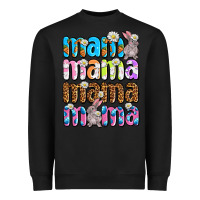 Black Easter mama mama mama Heavyweight Sweatshirt - OliviaCreatesArt