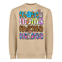 Mushroom Easter mama mama mama Heavyweight Sweatshirt - OliviaCreatesArt