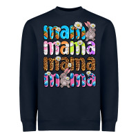 Navy Easter mama mama mama Heavyweight Sweatshirt - OliviaCreatesArt