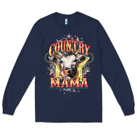 Navy Country Mama Long Sleeve Tee - HowdyJamesFarm